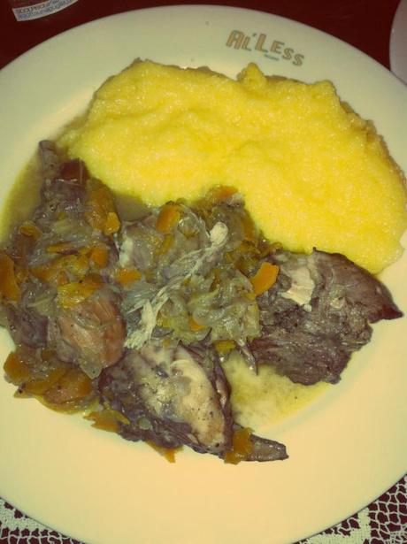 brasato bianco con polenta | AL'less