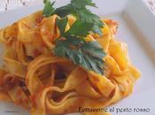 Fettuccine pesto rosso paio orecchini