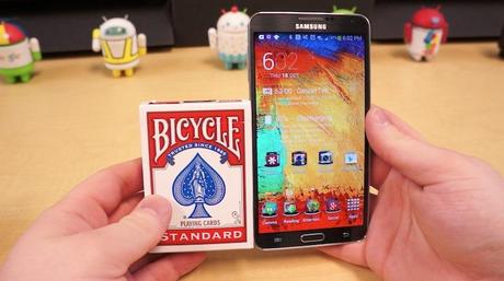 note 3 size Galaxy Note 3   comparativa dimensionale con altri smartphone (VIDEO)