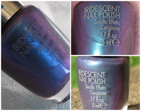 Pupa Cosmic Beauty Collection - Iridescent nail polish / Smalto effetto cangiante n.002 Iridescent Blue