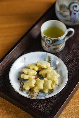 Biscotti al tè matcha