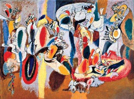 Arshile Gorky – 1944 - The Liver is the Cock's Comb, Albright-Knox Art Gallery in Buffalo, N.Y . Arshile Gorky – 1944 - The Liver is the Cock's Comb, Albright-Knox Art Gallery in Buffalo, N.Y .