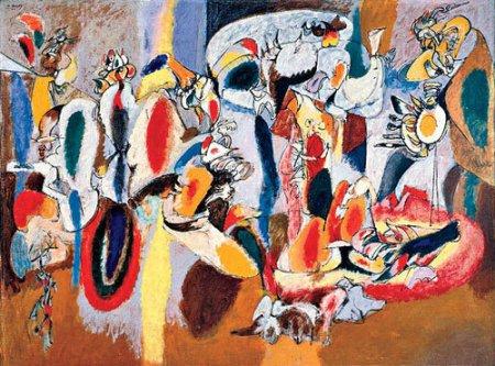 Arshile Gorky – 1944 - The Liver is the Cock's Comb, Albright-Knox Art Gallery in Buffalo, N.Y .