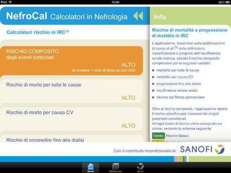 NefroCal: calcolatore tuttofare per il nefrologo