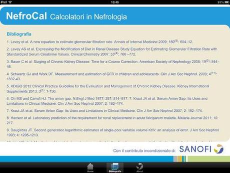 NefroCal: calcolatore tuttofare per il nefrologo