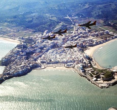 Le foto del Gargano dall'alto scattate dagli aerei da guerra G91 della base militare di Amendola