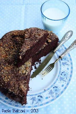 Torta di albumi al cacao