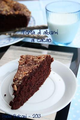 Torta di albumi al cacao