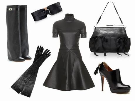 Total black Leather Mania