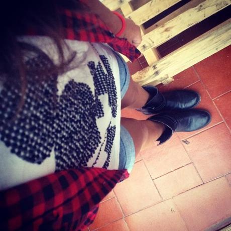 INSPIRATION OF THE SEASON: CAMICIA A QUADRETTI E ANKLE BOOTS