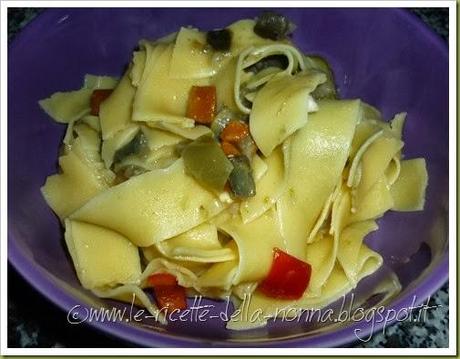 Tagliatelle senza glutine con sugo di verdure estive (4)