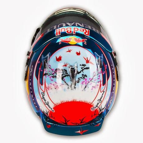 Arai GP-6 S.Vettel Suzuka 2013 by Jens Munser Designs