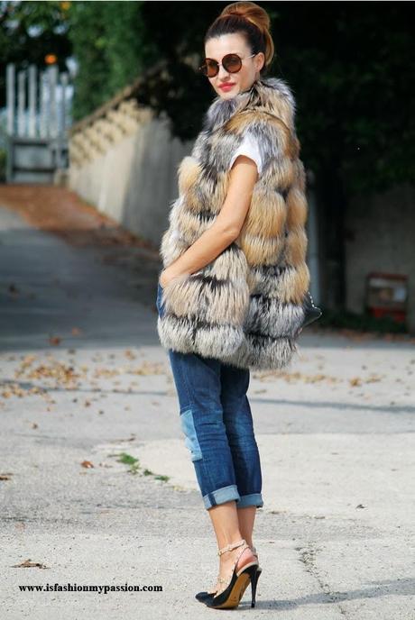 Fur Vest by Vladimiro Gioia