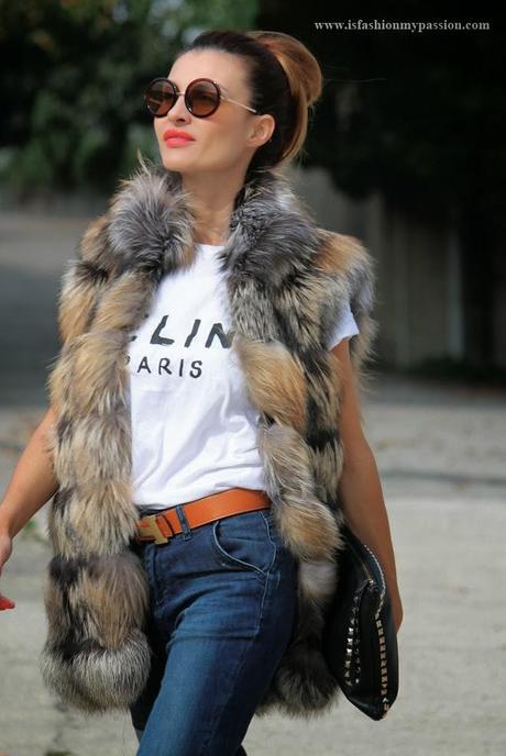 Fur Vest by Vladimiro Gioia