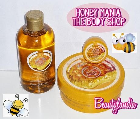 THE BODY SHOP - Linea Honeymania: Doccia Gel, Burro Corpo, Balsamo Labbra -