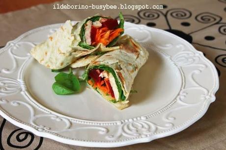 Ricreazioni - Wrap di Pollo e Verdure or Chicken and Vegetable Wrap