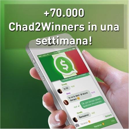 oltre 70.000 utenti Chad2Win