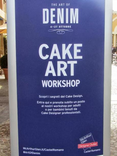 The Cake Art of Denim: moda e cake design uniti per festeggiare i 10 anni di Castel Romano Outlet