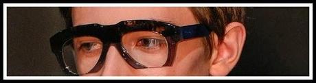 Object of desire: Prada cutted lenses eyeglasses.