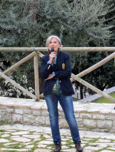 Emanuela Mignini in una manifestazione del Garden al Campaccio