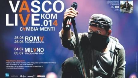 Vasco Rossi torna sul palco per il Live Kom 2014