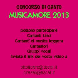 Concorso Musicamore 2013: Carmen Barone