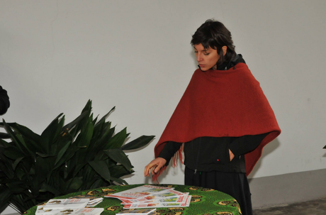 Chiara Spadaro, durante la presentazione del suo libro 
