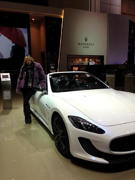 Geneva 2013 - Car Show 2013 - Audrey and my sexy dream cars