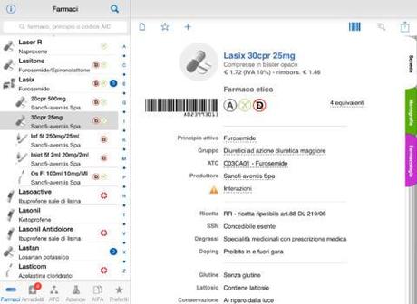Aggiornamenti e novità per le app iFarmaci, i prontuari farmaceutici per iOS