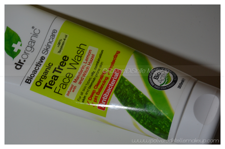 REVIEW:Detergente viso all'olio di Tea Tree - Dr.Organic