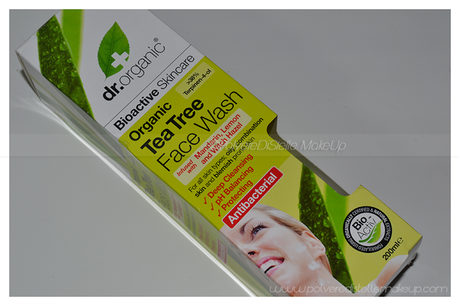 REVIEW:Detergente viso all'olio di Tea Tree - Dr.Organic