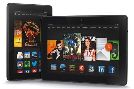 Amazon: da oggi disponibili i nuovi tablet Kindle Fire HD e Kindle Fire HDX