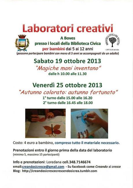 LABORATORI CREATIVI PER BAMBINI
:-)