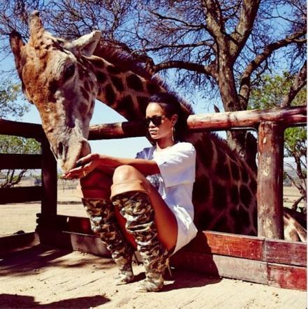 rihanna in Africa