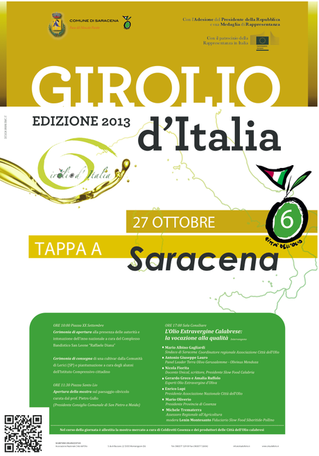 Tappa a Saracena di GIROLIO 2013.