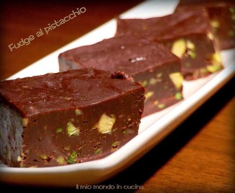 FUDGE con crema al PISTACCHIO