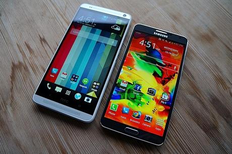 one max vs galaxy note 3 Sfida tra phablet   HTC One max vs Galaxy Note 3 VIDEO