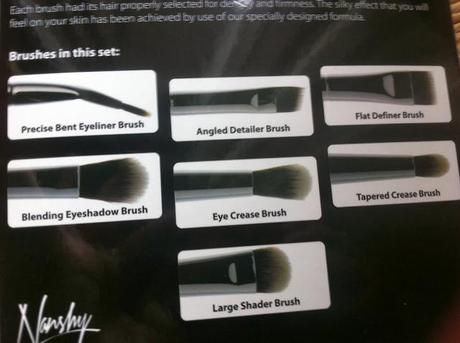 Nanshy: set pennelli occhi