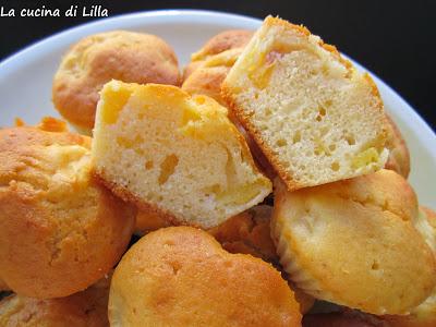 Muffin: Muffin alle pesche di Carla