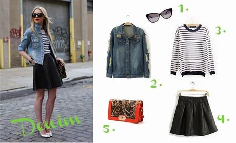 Come abbinare una gonna in pelle