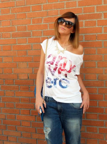 Outfit: Boyfriend jeans e Anywhere Italia