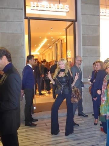 MILAN - NEW OPENING STORE HERMES - IN VIA MONTENAPOLEONE .......