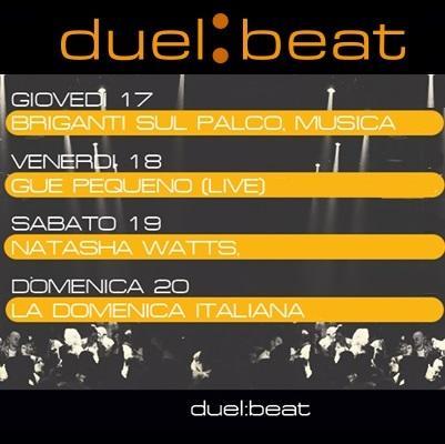 18 ottobre 2013 Real Sound Project Pres. Gue' Pequeno Live allo Space 99/ Duel Beat.