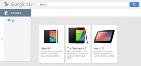 nexus 5 google play store 2 645x303 Nexus 5 compare sul Play Store americano... Per poi sparire ;)