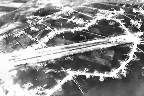 Foto storiche: la base militare Amendola durante la Seconda Guerra Mondiale
