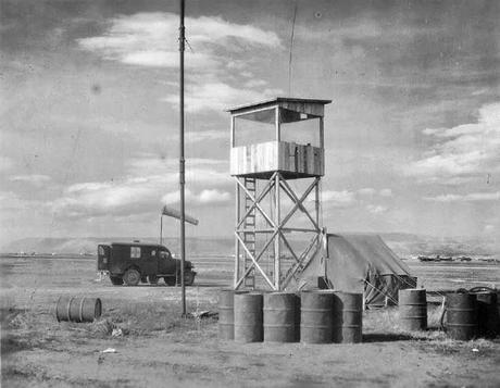 Foto storiche: la base militare Amendola durante la Seconda Guerra Mondiale