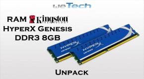RAM Kingston HyperX Genesis DDR3 8GB - Unpack