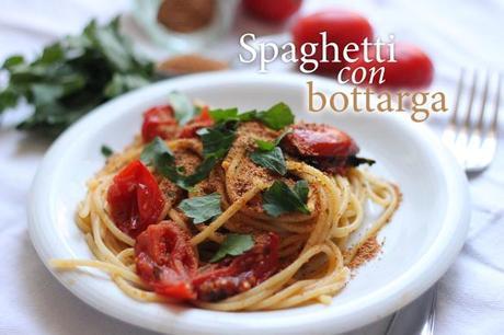 Spaghetti con la bottarga Spaghetti con la bottarga