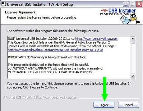 universal usb installer linux version