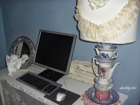 shabbychic, una lampada ripensata